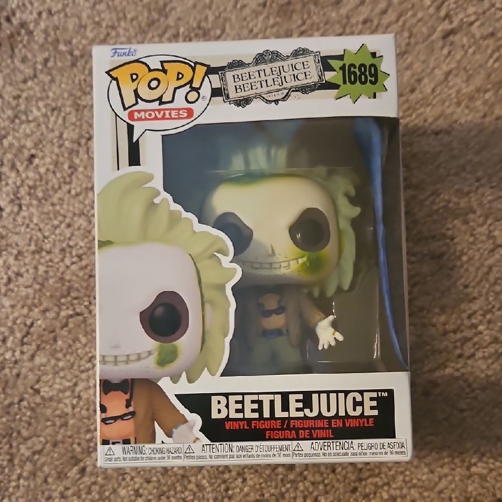 Funko Beetlejuice Vinyl Figure with Green and Black Accents